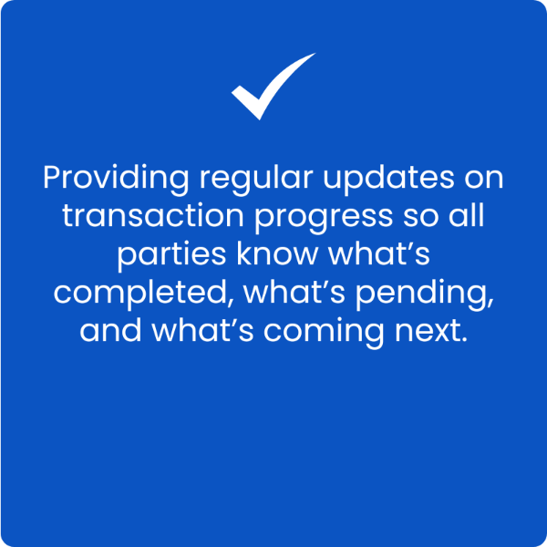 Our Core Transaction Coordination Services