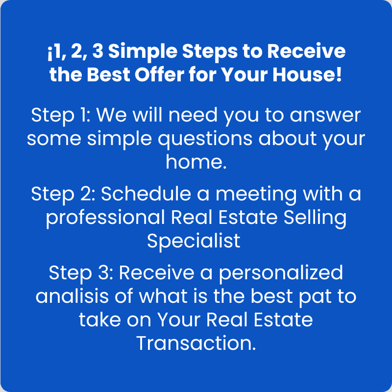 ¡1, 2, 3 Simple Steps to Receive the Best Offer for Your House!