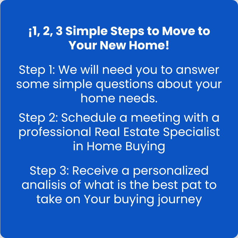 ¡1, 2, 3 Simple Steps to Move to Your New Home!