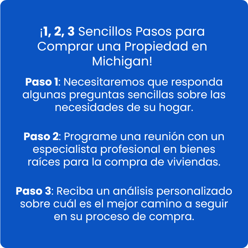 ¡1, 2, 3 Sencillos Pasos para Comprar una Propiedad en Grand Haven Michigan!